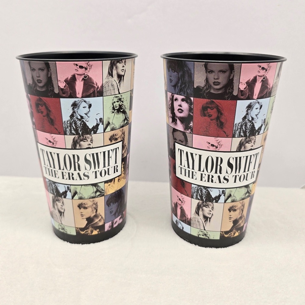 Taylor Swift The Eras Tour Official Souvenir Cups Set of 2 Movie Merch